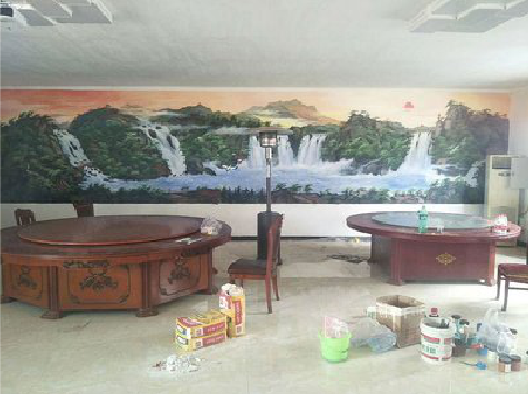 正阳墙绘-写实风景