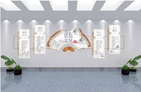 正阳企业文化墙设计的核心要素。