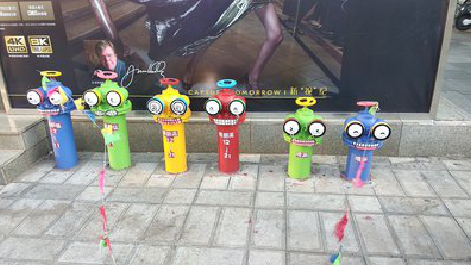  正阳商业区彩绘