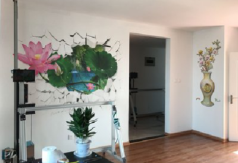  正阳墙体彩绘相比墙纸的优势。