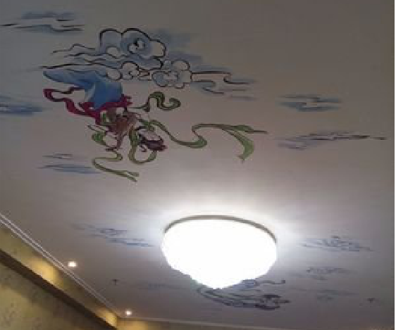  正阳如何快速绘制天花板上的手绘墙？