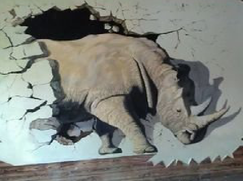 正阳在墙绘中,如何绘制3D效果?