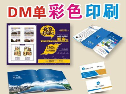  正阳单页印刷，色彩搭配简单。